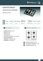 Cooktop Debacco Zurique Aço Inox 60CM