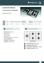 Cooktop Debacco Zurique Aço Inox 90CM