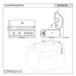 Churrasqueira a Gás BBQ Texas 900