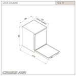 Lava-Louças de Embutir 14 Serviços Inox 60cm 220V Crissair