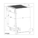 Lava-Louças Signature de Embutir 16 Serviços 220V Crissair 