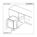 Lava-Louças Signature de Embutir 16 Serviços 220V Crissair 