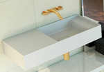 Cuba Lavatória Arles D Duramatt Fosco Acetinado Branco Suspensa