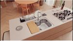 Cuba Morgana 60 FX + Lixeira de Embutir 5 L + Tábua + Dosador + Cesto Aramado e Válvula   Tramontina 