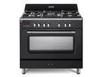 FOGÃO ELANTO EREDITÀ NERO - 5KW DF FORNO ELÉTRICO 90CM 5 QUEIM