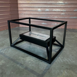 Lareira Ecológica Loft 1500  Acetinado Com Base Preto Microtexturizado
