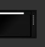 COIFA ELANTO NERO ARGENTO - BUILT IN 90CM 220V