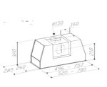 COIFA ELANTO ARTIGIANO - BUILT IN 78CM 220V