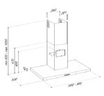 COIFA ELANTO ARTIGIANO - PAREDE INOX 90CM 220V