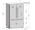 Refrigerador Elanto Professionale French Door | Combinado 36″ | Ice Maker