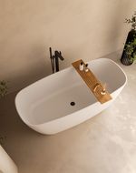 SABBIA BANHEIRA AMAZONIA - DURAMATT FOSCO ACETINADO BRANCO - VALVULA CLICK CROMADO
