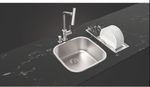 Cuba de Embutir ou Sobrepor Maxi 40 BS Aço Inox Acetinado 40x40 cm Tramontina