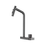 Misturador Grafite com Base Cascata Furação Dupla TTD 409   Lexxa
