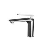 Misturador Monocomando Bica Baixa Black/Cromado Lexxa