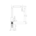 Misturador 181 Monocomando Aço Inox Debacco