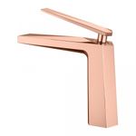Misturador Monocomando para Lavatório Rose Gold Kromma