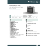 Forno Debacco Zurique Multifunção Steel 60CM 9 Funções