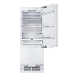 REFRIGERADOR ELANTO NERO ARGENTO - COMBINADO EMBUTIR REVESTIR 30' ICE MAKER 480L 220V