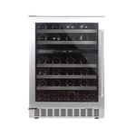 Adega Smart  Evol 46 Garrafas Dual Zone de Embutir Abertura para Esquerda 127V