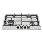 COOKTOP ELANTO ARTIGIANO INOX - 60CM 4Q GÁS MC 4KW