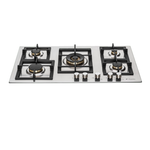 COOKTOP ELANTO PROFESSIONALE INOX - 90CM 5Q GÁS DF 5KW CENTRAL