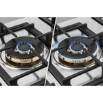 COOKTOP ELANTO PROFESSIONALE INOX - 90CM 5Q GÁS DF 5KW CENTRAL