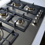 COOKTOP ELANTO PROFESSIONALE INOX -90CM 5Q GÁS DF 5KW LATERAL