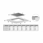 Cooktop  Evol  de Indução Smart 5 Queimadores Free Zone 