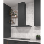Coifa Slim Wall 90CM Black Steel 220V
