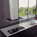 Coifa de Ilha Slim Isla 90 em Aço Inox 90 cm