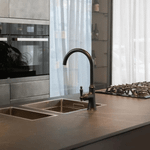 Misturador Monocomando para Lavatório ou Cozinha Ébano Escovado