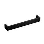 Aquecedor de Toalhas de Rosto Horizontal Jade Preto Fosco Bivolt
