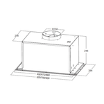 Coifa De Embutir BLT 900 - 220V