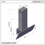 Coifa de Parede Angolo 90CM- Crissair