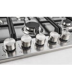 COOKTOP ELANTO ARTIGIANO INOX - 91CM 5Q GÁS MC 4KW LATERAL