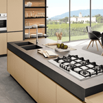 COOKTOP ELANTO ARTIGIANO INOX - 91CM 5Q GÁS MC 4KW LATERAL