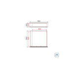 Gaveta Aquecida Tramontina Epic 60X15 Glass Black Series