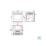 Forno Tramontina Epic T smart 60 F13 em Aço Inox