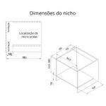 Forno Micro-ondas de Embutir Função Grill 25L 60cm 220V