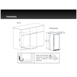 Adega Arkton Advanced Dual Zone 425 Litros 220V Cuisinart