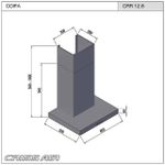 Coifa de Parede Slim 60CM - 220V