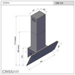 Coifa de Parede Angolo 90CM - 220V