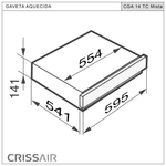 Gaveta Aquecida Inox Mista