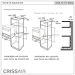 Gaveta Aquecida Inox Mista