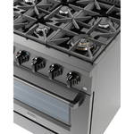 Fogão Freestanding Austin Black 90cm
