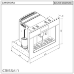 Maquina de Café Espresso de Embutir 2,4 Litros