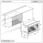 Forno Big 90 Signature CFE 60 G5E 91 litros