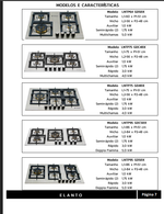 COOKTOP ELANTO PROFESSIONALE INOX - 60CM 4Q GÁS MC 5KW