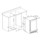 Cervejeira Elanto Profesionale 60cm 152 Latas Porta Direita
