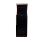 Adega De Vinhos Elanto Nero Argento 60cm Triple Zone 160 Garrafas